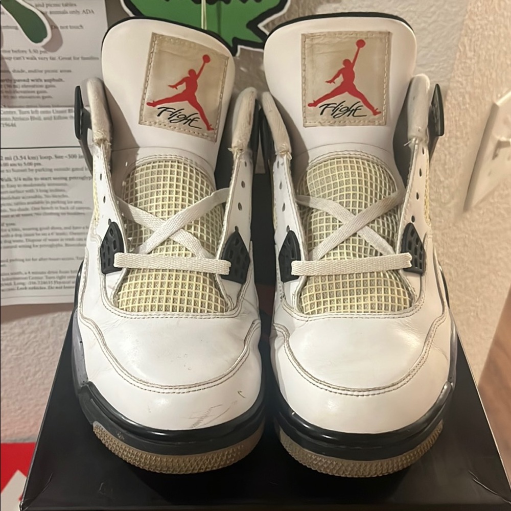 Air Jordan IV 4 White Cement 2012